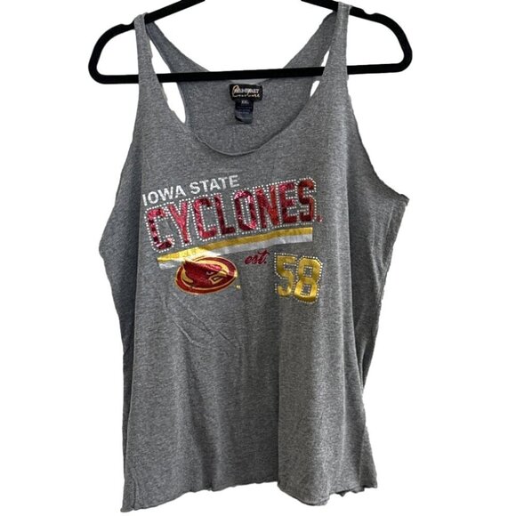 Women's Gameday Couture Iowa State Cyclones Racerback Tank Top. Size XXL - Picture 2 of 6